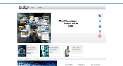 Desktop Screenshot of bluedust.co.za